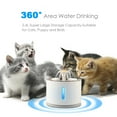 thumbnail image 4 of Beacon Pet 81 oz. Stainless Steel Cat Water Fountain with Replacement Filter and Flower, 4 of 8