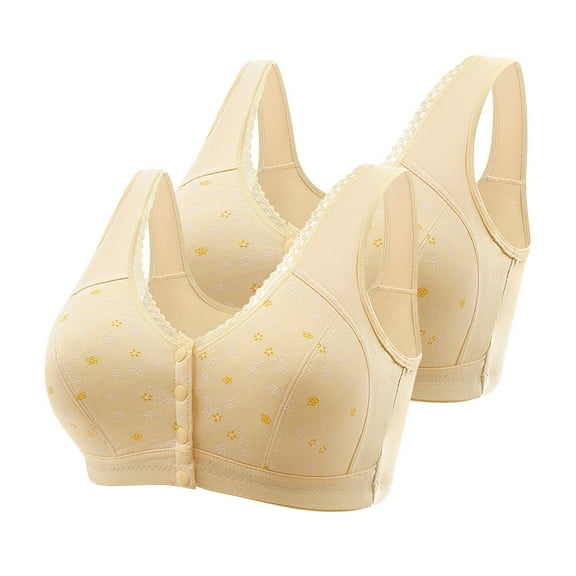 JINMGG Bras for Women Plus Size Comfortable Breathable Brasiers Women Underwear No Rims Strapless Sports Bras Clearance