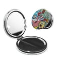 thumbnail image 1 of Zufioo SpongeBob SquarePants for Portable Pocket Makeup Mirror, Foldable Handheld Magnifying Beauty Mirror Suitable for Wallet Handbag for Women-Round Shape, 1 of 9