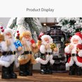 thumbnail image 3 of Moyic Muñeco colgante de Papá Noel de resina, regalo de Navidad, figurita, decoración de mesa, adorno de árbol de Navidad, regalo para niños, Kits de decoración para fiestas rojo verde Moyic HA0283-02B, 3 of 6