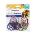 thumbnail image 2 of TINY HANDS Key Rings — Assorted Colours, 20‑Piece Craft Pack (Ages 5+), 2 of 4