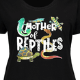 thumbnail image 4 of Inktastic Mother of Reptiles Cute Turtle, Lizards, Snake Women's Plus Size T-Shirt, 4 of 5