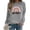 Gray, variant on kayannuo Womens Tops Long Sleeve Shirts Fall Women's Casual Long Sleeve Printed Sweatershirt Loosen Blouse Tops Gray