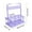 Purple, variant on VWRXBZ Beer Carrier, 12.09x10.14x7.02 Inch Foldable Plastic Beer Basket Beverage Beer Holders Sports Kettle Portable Holders Beer Rack Home Decor