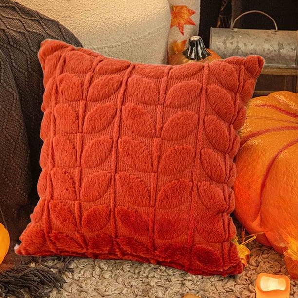 Decoraciones de Halloween, adornos de Halloween, regalos de Halloween, decoración del hogar con fantasma bordado, calabaza de Halloween, cojín de telaraña, funda de almohada de poliéster.