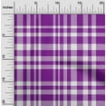 thumbnail image 2 of oneOone Polyester Spandex Purple Fabric Check Quilting Supplies Print Sewing Fabric By The Yard 56 Inch Wide, 2 of 4