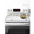 thumbnail image 2 of Stove Top Covers for Electric Stove, Eucalyptus Glass Stovetop Cover Protector, Butterfly Sage Green Leaf Farmhouse Plant Induction Cooktop Protector Oven Mat for Kitchen Countertop 24"x21", 2 of 8