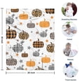 thumbnail image 4 of Fall Pumpkins Stars Pattern Blanket,Comfortable Soft Lamb Wool Throw Blanket,All Season,Warm Lightweight Blankets for Sofa Bed Couch Living Room Chair,30"x40", 4 of 4