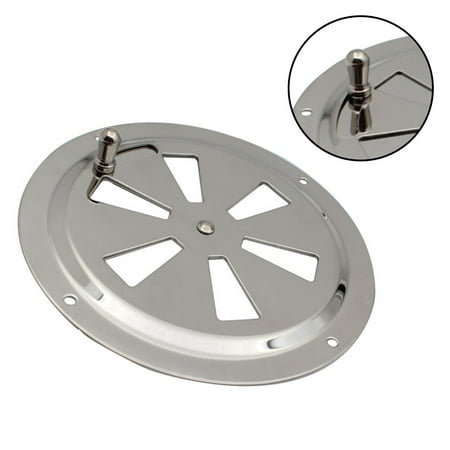 

5 inch Stainless Steel Marine Air Vent Butterfly Boat Round Louvered Vent