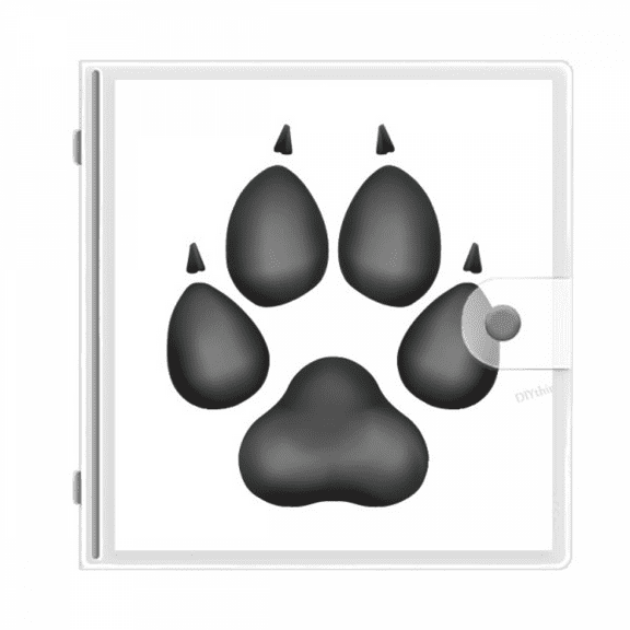 Lovely Dog Claws Black Pattern Photo Album Wallet Wedding Family 4x6