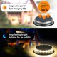 thumbnail image 3 of Luces solares de suelo, paquete de 4, 17 luces LED solares para jardín, luces solares impermeables para exteriores para caminos, paisajes, patios, escalones, césped, pasarelas Namotu WMZY-1173, 3 of 7