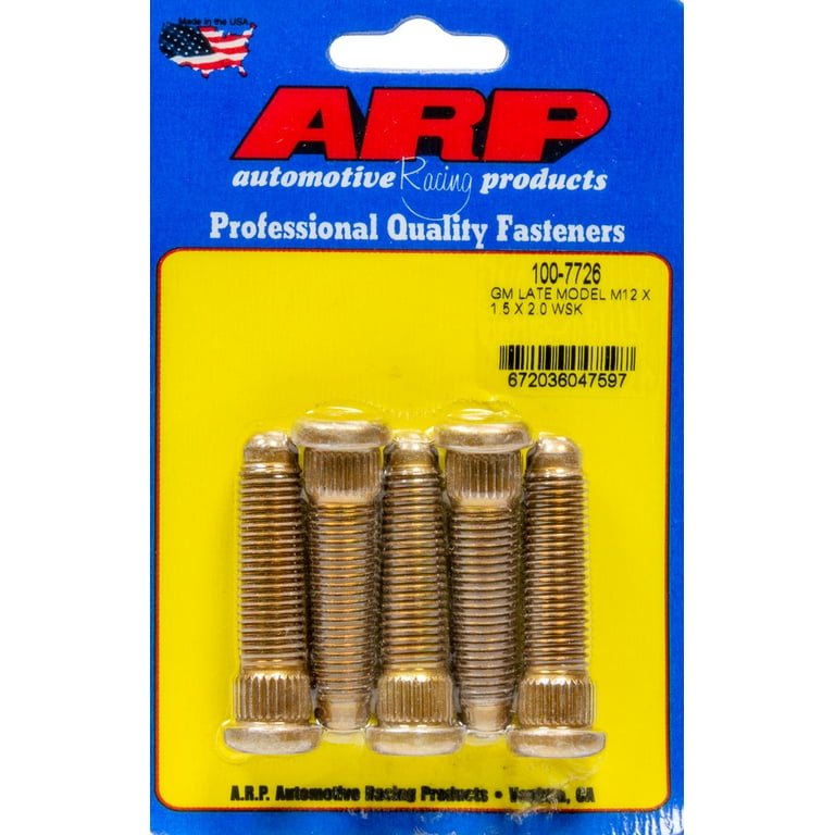 ARP Wheel Stud Kit 12mm x 1.5 x 2.0 (5pk) ARP Wheel Stud Kit 12mm x 1.5 x 2.0 (5pk)