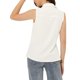 thumbnail image 3 of CAMISA SIN MANGAS INSPIRE CHIC Botón Frontal Cuello en V Tunic Chambray Denim Talla 3XL Blanca, 3 of 6