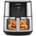 thumbnail image 1 of Friteuse à air Chefman Easy-View avec commandes numériques, capacité de 7,5 L (8 Qt) - Acier inoxydable, Nouveau, 1 of 8