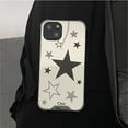 thumbnail image 6 of Fashion Y2K Stars Mirror Phone Case for iPhone 14promax 13promax 13 12 11 ，Lovely Cartoon Fashion Super Star Shockproof Silvery Phone Case-for iPhone 13, 6 of 7