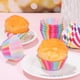 thumbnail image 3 of 200 PCS Cajas de papel de envoltura de cupcake Linters de muffins Rainbow Muffin Topes para hornear para cumpleaños Fiestas de boda, 3 of 5