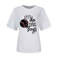 thumbnail image 4 of Casual Summer Tshirts For Women Fashion Baseball Mom Theme Printed Round Neck Short Sleeve T Shirt, 4 of 4