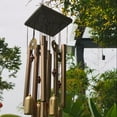 thumbnail image 3 of Extra-Large Copper Bell Wind Chimes - Rust-Resistant Aluminum Alloy Tubes with Antique Finish, Soothing Harmonious Sounds for Garden, Yard ,Wind-Powered Durable Metal Art, Wind Chimes for Outside, 3 of 8