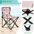 thumbnail image 4 of BZSMCE Camping Chairs Modern Love Parade Pattern Folding chair, 4 of 8
