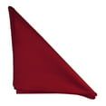 thumbnail image 2 of Ultimate Textile (2 Dozen) Satin 17 x 17-Inch Napkins - for Wedding, Special Event or Banquet use, Red, 2 of 4