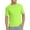 Light Green, variant on Mens Shirt High Performance Short Sleeve Sports Running Gym Workouts Solid Color Top