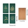 thumbnail image 3 of Meitianfacai Christmas Greeting Card Stamping English Wishes, Vert, 3 of 6