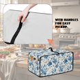 thumbnail image 5 of Renewold Toaster Oven Protective Cover Polyester Countertop Appliance Cover for Countertop Convection Oven Air Fryer Kitchen Accessories, 22.5 x 18.5 x 13 Inches, Peony Floral Blue, 5 of 7