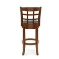 thumbnail image 4 of Boraam Kyoto 29in. High Back Swivel Wood Bar Stool - Cherry Finish, 4 of 8