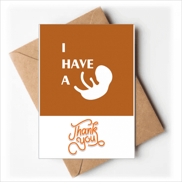 Body Pregnancy Baby Love Art Deco Fashion Thank You Cards Envelopes Blank Note