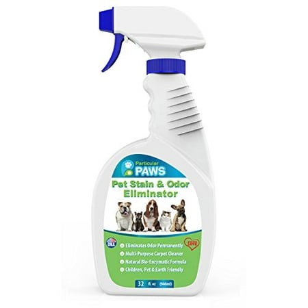 Pet Stain and Odor Remover - Professional Strength Triple Action Enzyme Spray Eliminates Dog and Cat Urine Stains and Smells - 32 (Best Way To Get Rid Of Cat Urine Smell)