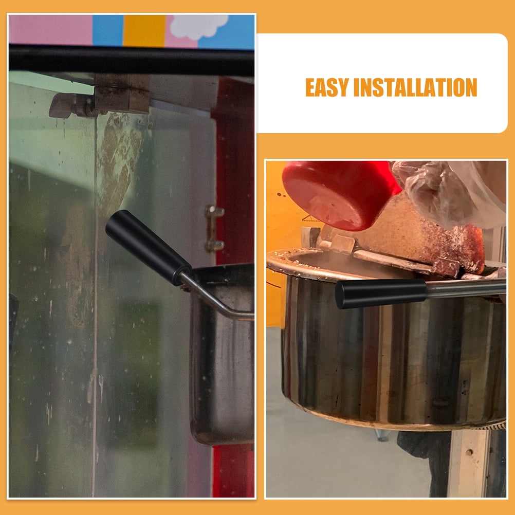 SOLUSTRE Ersatzgriff Für Popcornmaschine - Schwarzer Deckelknopf 6,3cm