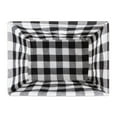 thumbnail image 3 of Contemporary Home Living Set of 2 Black, White, and Vintage Gray Medium Chicken Wire Checkered Liner, 3 of 5
