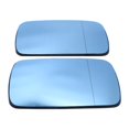 thumbnail image 2 of 2 piezas de vidrio de espejo con calefacción para vehículos, componente automático, vidrio tintado azul para B5 Series E39 1995-2000 Sedán y Touring, 2 of 8