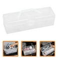 thumbnail image 4 of Caja de almacenamiento de broches a prueba de polvo Organizador de insignias de medalla Estuche de almacenamiento de plástico, 4 of 7