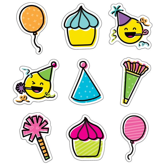 Carson Dellosa Birthday Mega Pack Cutouts (150 cut-outs)