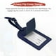 thumbnail image 4 of Conjunto de Funda para Pasaporte y Etiqueta de Equipaje Uxcell - Funda de Pasaporte de Privacidad Segura - Etiquetas de Maleta - [Azul Oscuro - Cuero PU] Accesorios de Viaje, 4 of 7
