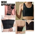 thumbnail image 5 of 1bag 8pcs 5 styles Polyester Women's 3 Rows x 7/9/11/13/15 Hooks Longline Corset Bra Extender for Bustiers Shapewear Waist Cincher with Stainless Steel Rings & Hooks Black 134~286x50~52x2~3.5mm, 5 of 5
