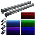 thumbnail image 1 of 2 Packs 30W LED Wall Washer Light Bar w/ Remote DMX RGB Color Changing Party, 1 of 11
