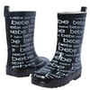Bebe Girls 11-5 Waterproof Rubber Rainboots