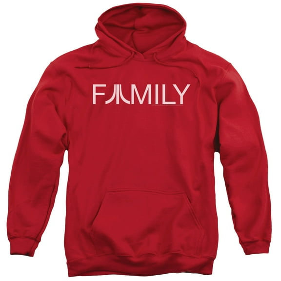 Atari Family Adult Pullover Hoodie Sweatshirt Red