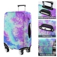 thumbnail image 5 of Colorful Tie Dye Pattern Luggage Cover Fashion Suitcase Cover Baggage Covers Fit 25-28 Inch Luggage (Go Travel), 5 of 5