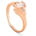 thumbnail image 2 of Pompeii 1/2ct Morganite & Diamond Ring 14K Rose Gold (H/I,I2-I3), 2 of 4