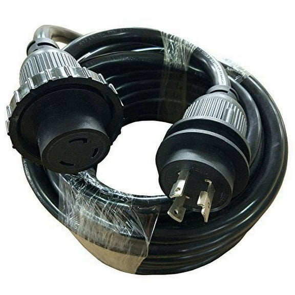 Parkworld 692316 RV Shore Power 30A Extension Cord NEMA L5-30 50'