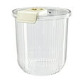 thumbnail image 1 of Contenedor de alimentos secos, dispensador de arroz, contenedor de almacenamiento de arroz para armario, armario, hogar. claro y blanco 11kg, 1 of 9