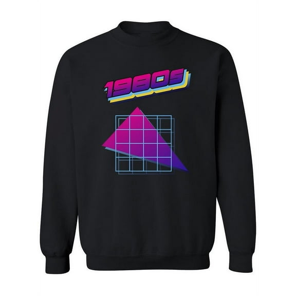 Triangle Shape 1980's Sweatshirt Women -Image by Shutterstock, Female XX-Large