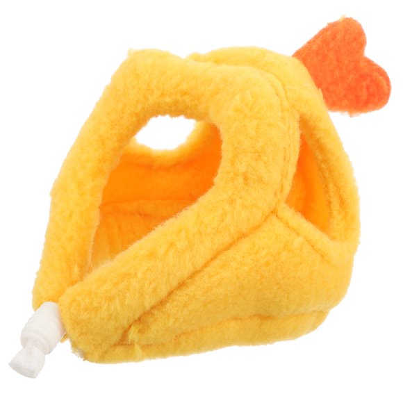 Milisten Sombrero Decorativo Para Chinchilla Y Hámster Color Amarillo Cómodo Y