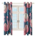 thumbnail image 3 of Flamingo Blackout Curtains for Bedroom Curtains Insulated Room Darkening Window Drapes for Living Room, 3 of 7