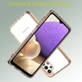 thumbnail image 4 of Galaxy A52 5G Case (Model SM-A526), Hard Plastic Clear Back Case, Durable Silicone Cover, Slim Thin Lightweight Protector, Shockproof Protective Case for Samsung Galaxy A52 5G 6.5 Inch (Rosegold), 4 of 6