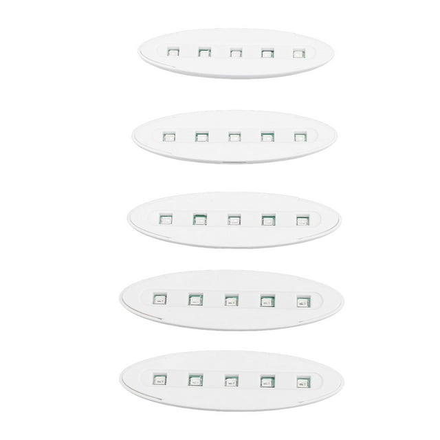 5Pcs UV Curing Light, Mini Star Shaped Nail Gel Dryer with 5 LED Beads USB Interface Resin Glue Gel UV Compact Curing Light for Nail Art Ink Nail Polish Curing
