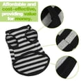 thumbnail image 4 of Summer Striped Puppy Vest Pet Clothes for Dogs and Cats Cotton T Shirt Clothing for Small Dogs Chihuahua Yorkie Pug Pet Shirts (black,L), 4 of 7